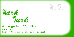 mark turk business card